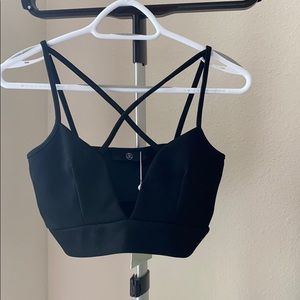 Missguided cross strap detail bralet
